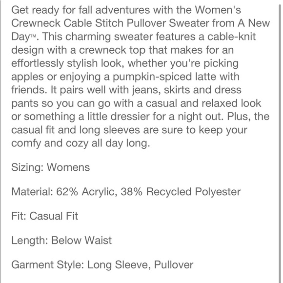 Women’s Crewneck Cable Stitch Pullover Sweater in Mint Green - Picture 3 of 4